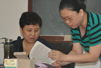 杨闻萍老师为学员答疑