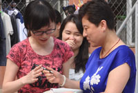 杨闻萍老师为学员答疑