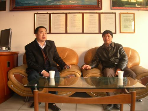 财科学校陈仲仁董事长与区教委王春晖主任座谈